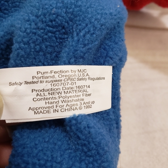 Moose International Tommy Moose Plush Stuffed Toy Vintage 12 Inch 1988 - Picture 13 of 14